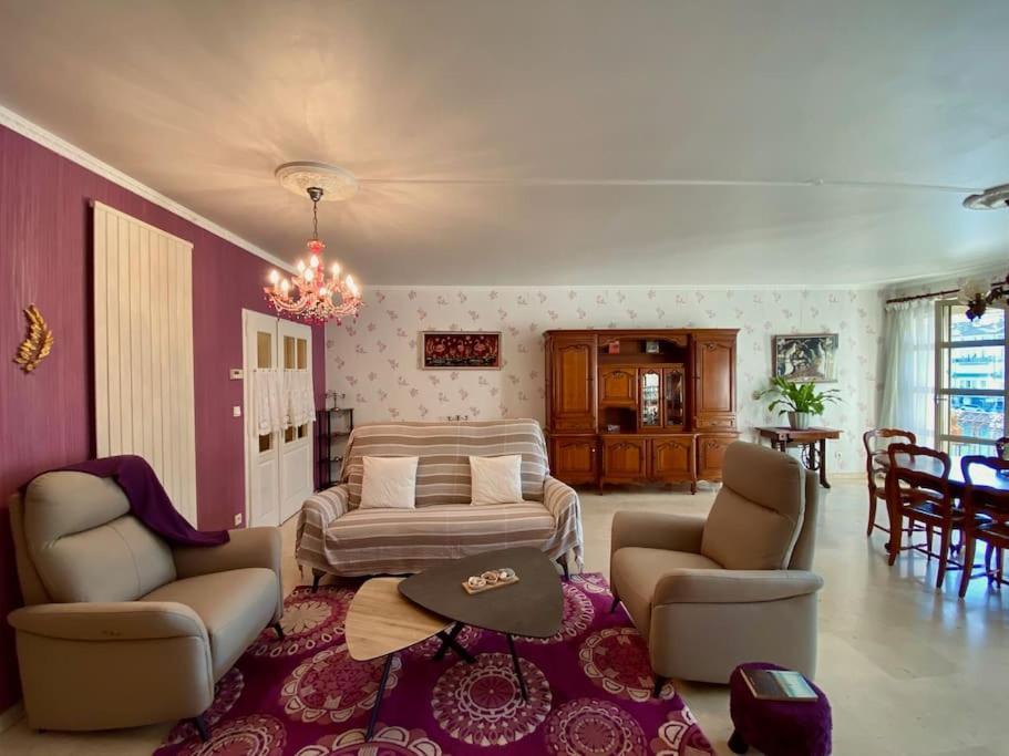 "Georgio" Grand Appartement Traversant Avec Vue Canal Et Parking Sète Kültér fotó