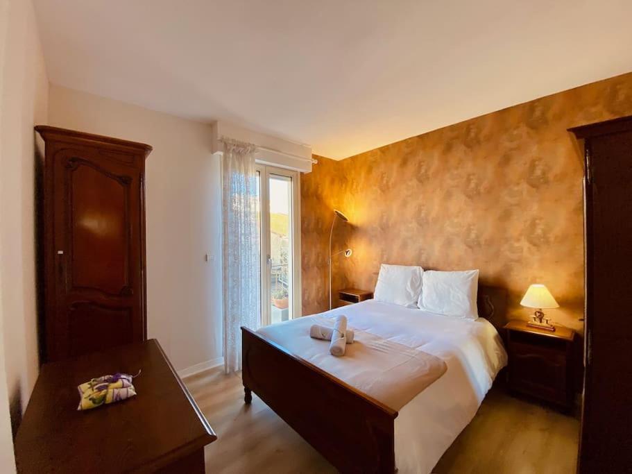 "Georgio" Grand Appartement Traversant Avec Vue Canal Et Parking Sète Kültér fotó